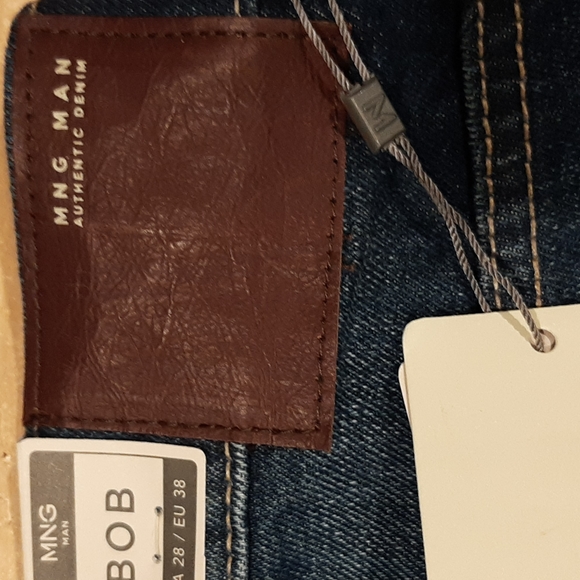 NWT Men's Mango Man Bob Straight Denim Jeans Size 28/42 - Picture 7 of 8